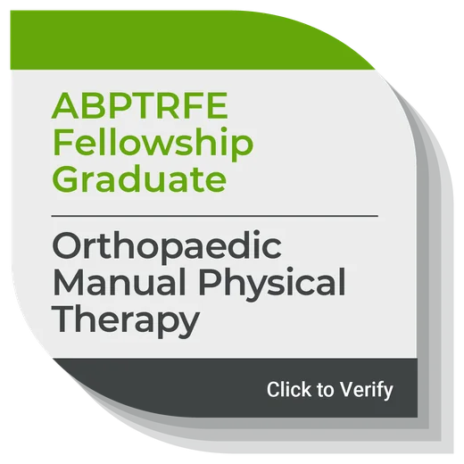 ABPTRFE Fellowship Graduate orthopaedic manual physical therapy badge